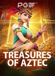 ปกเกมสล็อต Treasures of Aztec pgslotx1